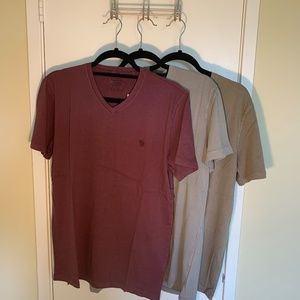 ABERCROMBIE & FITCH 3-pack V-neck tee (t-shirt)